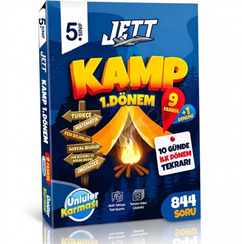 5. SINIF 1. DÖNEM JETT KAMP 10 FASİKÜL
