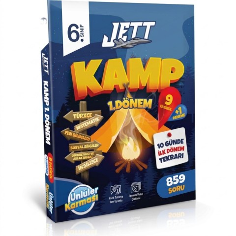 6. SINIF 1. DÖNEM JETT KAMP 10 FASİKÜL