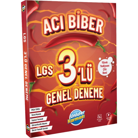 8. SINIF LGS ACI BİBER 3'LÜ GENEL DENEME