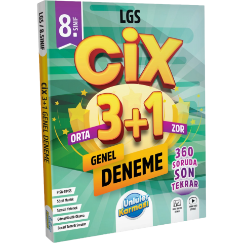 8. SINIF LGS CİX 3+1 GENEL DENEME