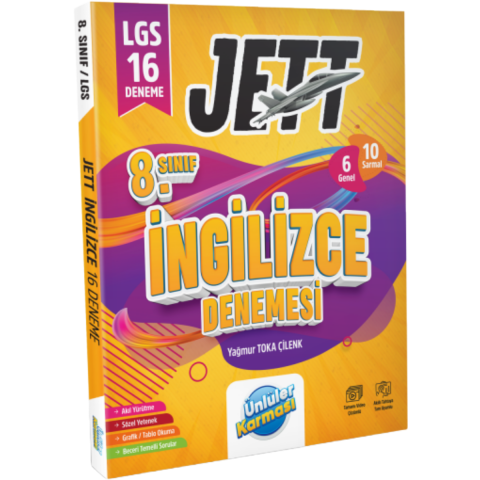 8. SINIF LGS JETT İNGİLİZCE 16 DENEME