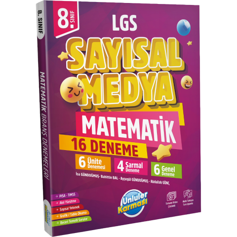 8. SINIF LGS SAYISAL MEDYA MATEMATİK 16 DENEME