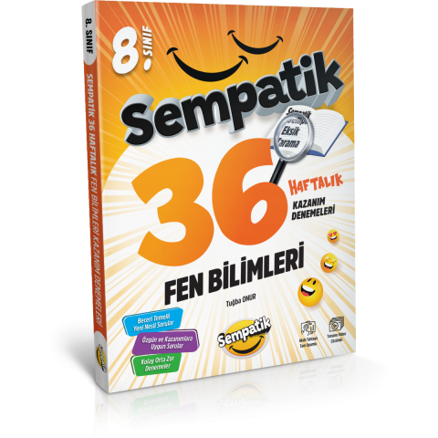 8. SINIF SEMPATİK 36 HAFTALIK FEN BİLİMLERİ KAZANIM DENEMELERİ