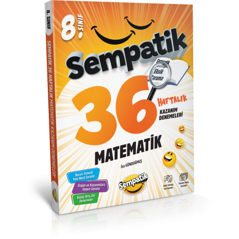 8. SINIF SEMPATİK 36 HAFTALIK MATEMATİK KAZANIM DENEMELERİ