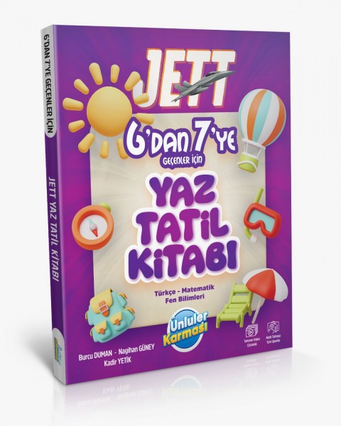 JETT 6'DAN 7'YE GEÇENLER İÇİN YAZ TATİL KİTABI