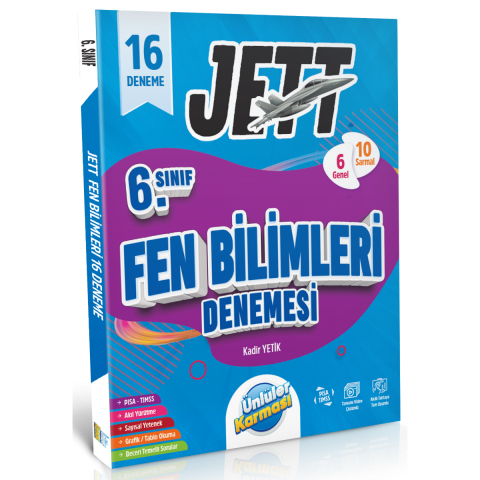 6. SINIF JETT FEN BİLİMLERİ 16'LI BRANŞ DENEMELERİ
