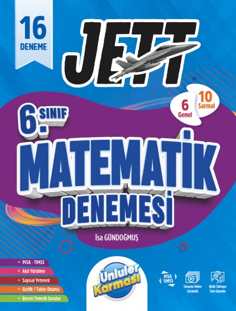 6. SINIF JETT MATEMATİK 16'LI BRANŞ DENEMELERİ