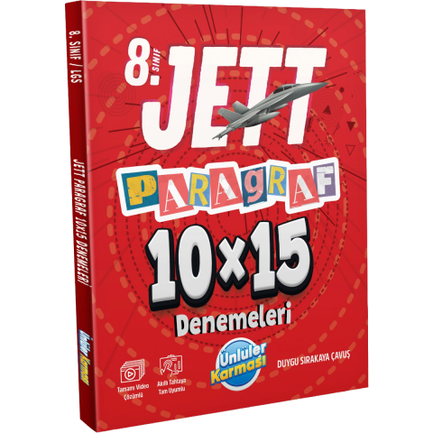 8. SINIF JETT PARAGRAF 10X15 DENEMELERİ